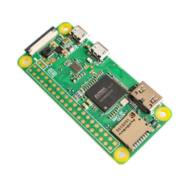 Freeshipping Ultimo Raspberry Pi Zero W Wireless Pi 0 con WIFI e etooth CPU da 1 GHz 512 MB di RAM OS Linux Uscita video 1080P HD