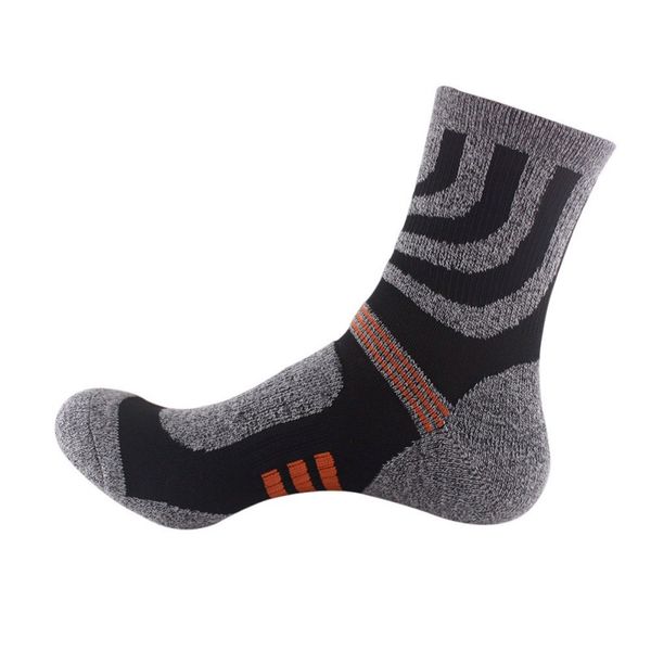 

2018 new man sport socks male outdoor travel hiking climbing running trekking riding breathable sock, Black