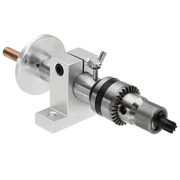 Freeshipping 1Pc vivo Lathe Centro de Cabeça Com Chuck DIY acessórios Para Mini Lathe Máquina Rotativo torno do centro da ferramenta para trabalhar madeira