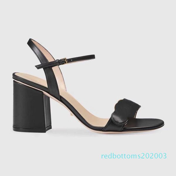 

luxury women sandals high heels leather sandal suede mid-heel women designer sandals high heels summer sandals size 35-41 with box rr3, Black