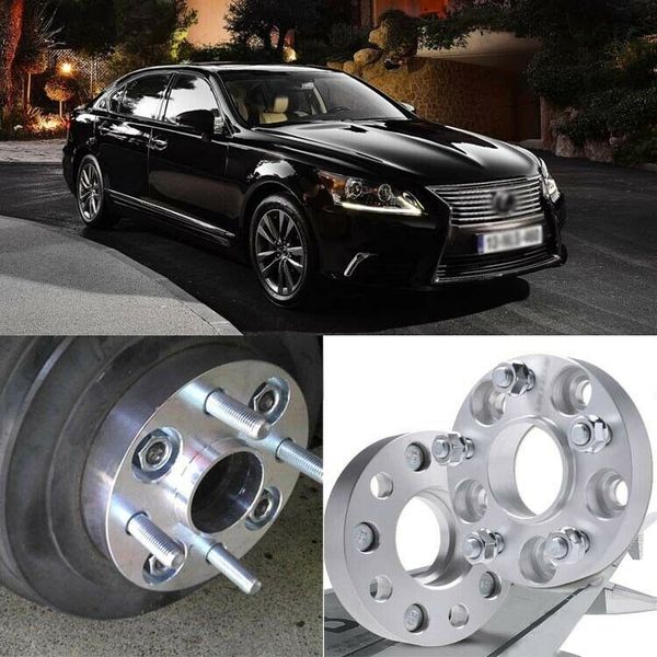

2pcs 5x120 60.1cb 25mm hubcenteric wheel spacer adapters for lexus ls 2007+