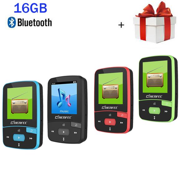 

2019 new arrived mp3 player 16gb with bluetooth music player and clip sport mp3 music player aj2127 chip pedo meter