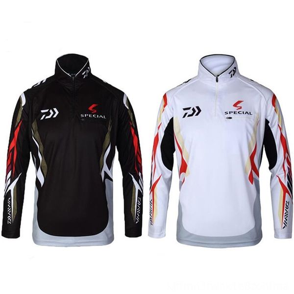 

2018 daiwa fishing camping clothing uv outdoor wear athletic & outdoor apparel protection moisture wicking breathable long sleeve fishing sh, Blue;black