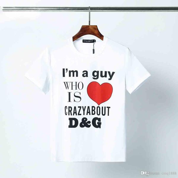 

2020 wave print mens womens designrs t-shirts streetwear paris lovers summer crew neck tshirts brand teenagers short sleeve m-3xl, White;black