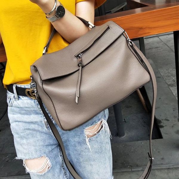 

рука билла кожа женская сумка 2019 новая мода накладная плеча сумка contrast