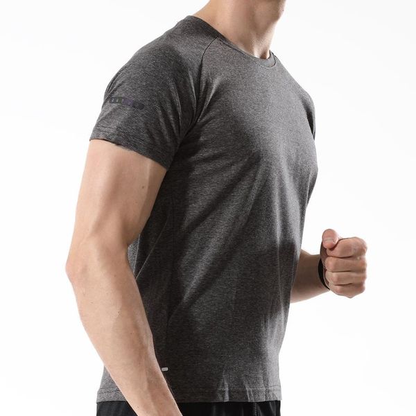 

barbok спортом бег футболки мужские рубашки дышащий slim fit беговая обучение тренировки quick dry одежда спортивный центр тройники топ, Black;blue