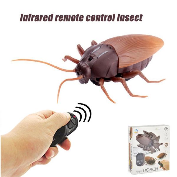

infrared rc remote control animal toy kit for kids adults smart cockroach spider ant prank jokes radio insect for boys toy y200317
