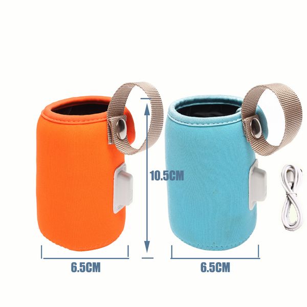 

usb bottle milk warmer device bottle insulation sleeve washable portable outdoor warmer thermostat bottle for kitchen