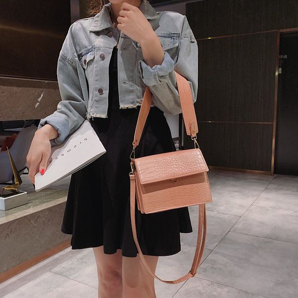 

сумки на ремне большой емкости аллигатор pattern crossbody сумка casual сотовый телефон кожа pu женщин для путешествий