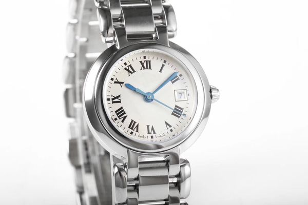 

2019 new luxury lady watches business valuable movement waterproof luxury womens watches 26.5fashion steel shell luxury watch, Slivery;brown
