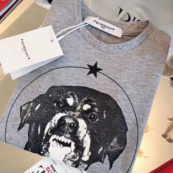

kids designer t-shirts boys and girls luxury children brand dog print short sleeve shirt casual 2020 summer new style quality, Blue