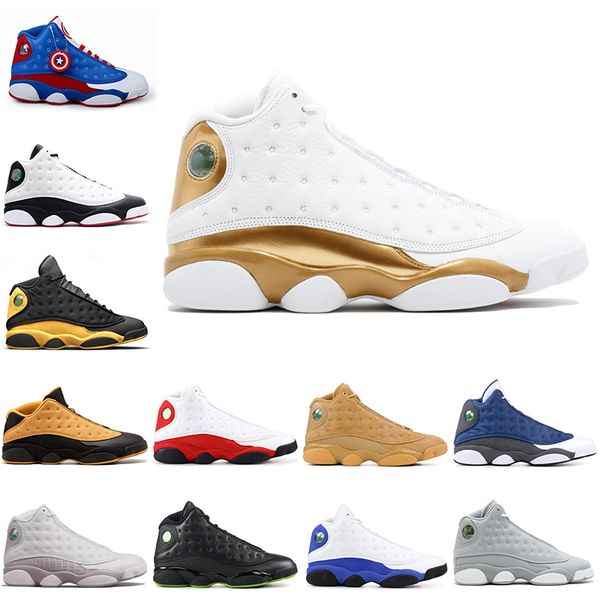 

dmp 13s men basketball shoes captain america phantom he got game love & respect hyper royal melo class of 2002 sports sneakers 40-47