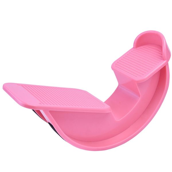 

integrated fitness equip pink- foot rocker calf ankle stretch board for achilles tendonitis muscle stretcher yoga sports