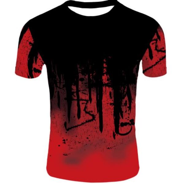 

Mens Summer Designer 3D Print Shirts Family Style Crew Neck Short Sleeve Couple Clothing Casual Apparel