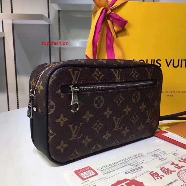

#66440 kasai wrists bag for men 5a brand fashion classic damier graphite bags totes clutch wallet handbags clutch bag 41663 42838