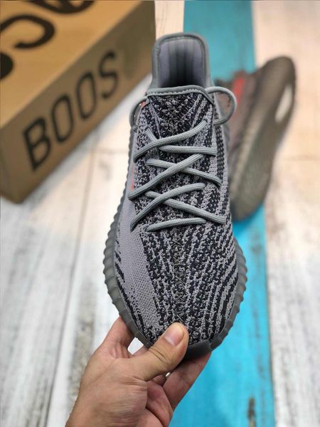 

[with box] IIII 2019 best yezzyes 350 V2 Static Butter Sesame Cream black White Blue Tint frozen yellow Bred Beluga 2.0 Zebr