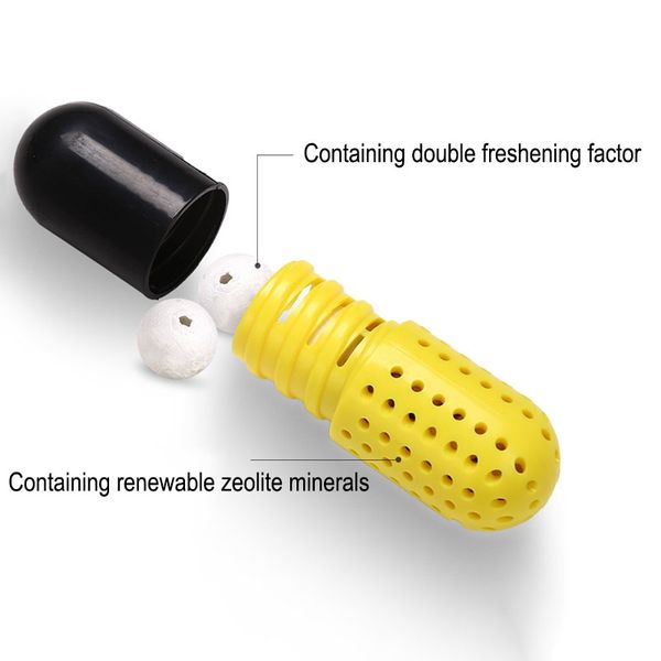 

3pcs capsule shape deodorant desiccant absorber shoe deodorizer air purifying bjstore