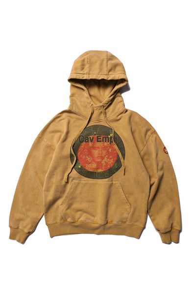 

2019 cavempt hoodie men women heavy industry wind cotton sweatshirt bf c.e cavempt harajuku retro oversize yellow grey pullover, Black