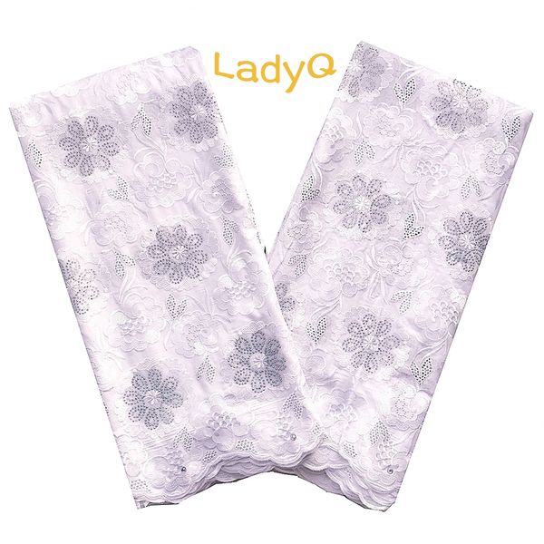 

высокое качество 2020 африканского white lace ткань 100% хлопок швейцарских материалы вышитых швейцарский voile кружево magenta французская, Black;white
