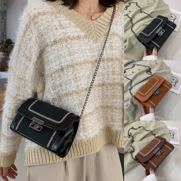 

women's small square bag casual wild shoulder bags new simple fashion ladies messenger bag female solid color crossbody bags