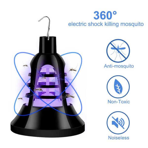 

new led mosquito killer bulb 220v led zapper trap lamp e27 insect anti mosquito repeller killing bug night light usb 5v
