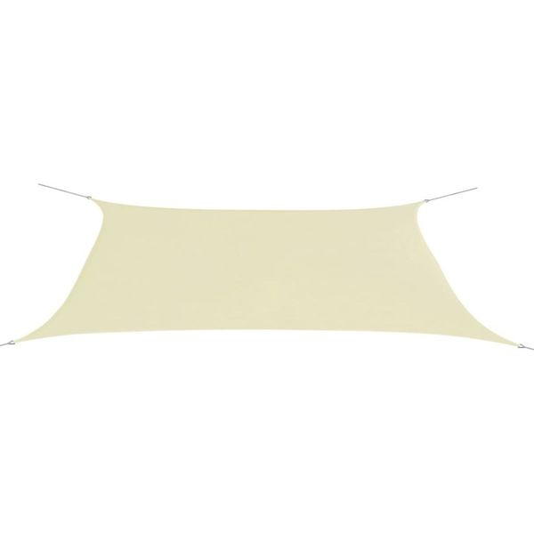 

parasol oxford rectangular 4x6 m cream garden sets