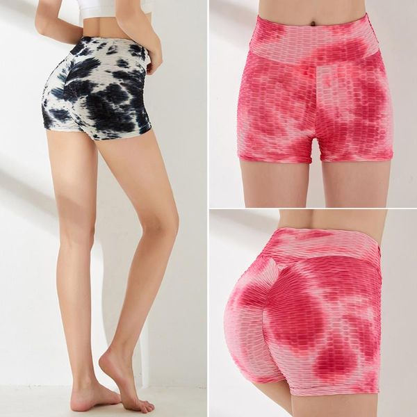 

fashion print yoga sports shorts women tights jogging fitness short pants slim summer casual elegant basic fitness equipment, White;red