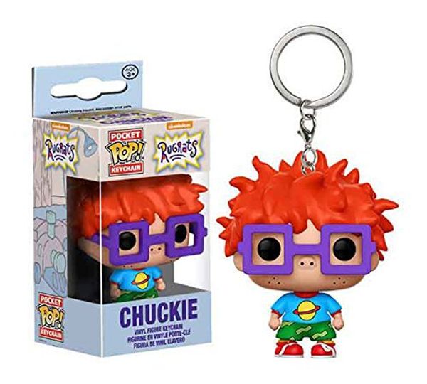 

funko pop pocket pop keychain rugratg gowild chuckie action figure toy keyring