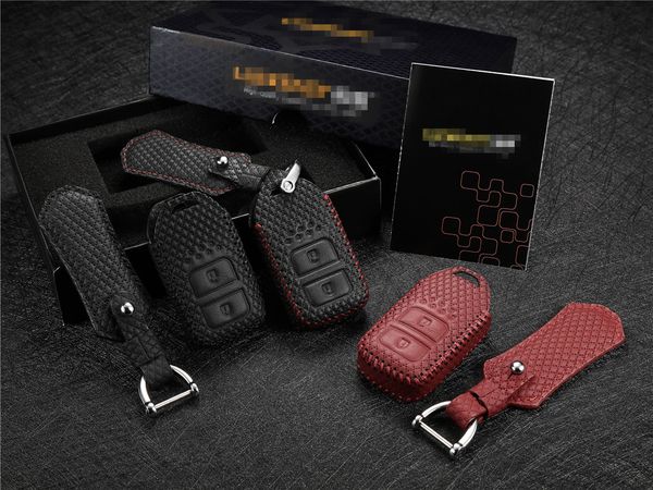 

for honda jade gienia cvt crosstour fit xr-v new energy car-styling brand new leather remote key case cover holder