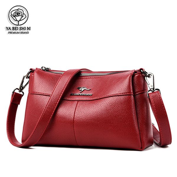 

2020 shoulder bag for women cowhide crossbody bag sac a main soft leather small square handbag messenger bags