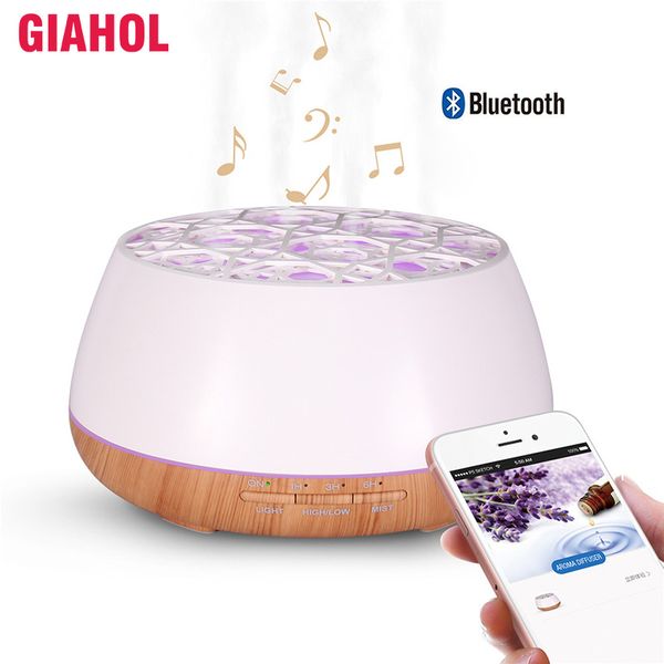 

400ml essential oil diffuser ultrasonic humidifier with bluetooth wireless music air aroma humidifier perfect for home office