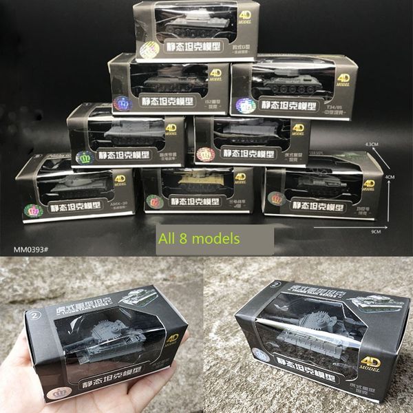 

The new 4D finished tank model 1: 144 Leopard main battle tank Tiger tanks thumb military model toys