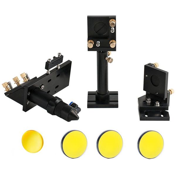 

gytb co2 head set mounting holder + 1pc focusing lens + 3pcs si reflective mirrors for engraver cutting machine parts