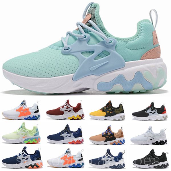 

2019 Новый React Presto Белый Черный Желтый Женщины Мужчины Повседневная Элемент 87 55 Heron P