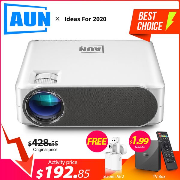 

аун full hd проектор akey6s, 1920x1080p, upgrade 6,800 лм, android 6.0 wifi ac3 beamer, led проектор для 4k 3d домашнего кинотеатра