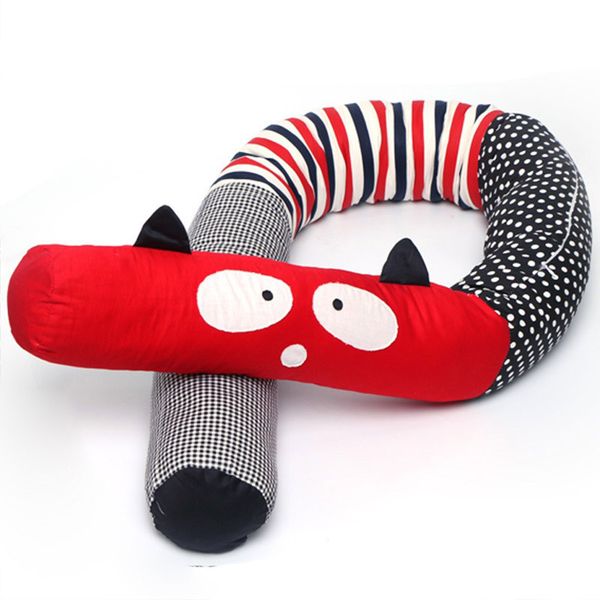 

2m baby cushion cushion bedroom bedding bed bumper black white and red worm cute indoor decorations ins style by6011
