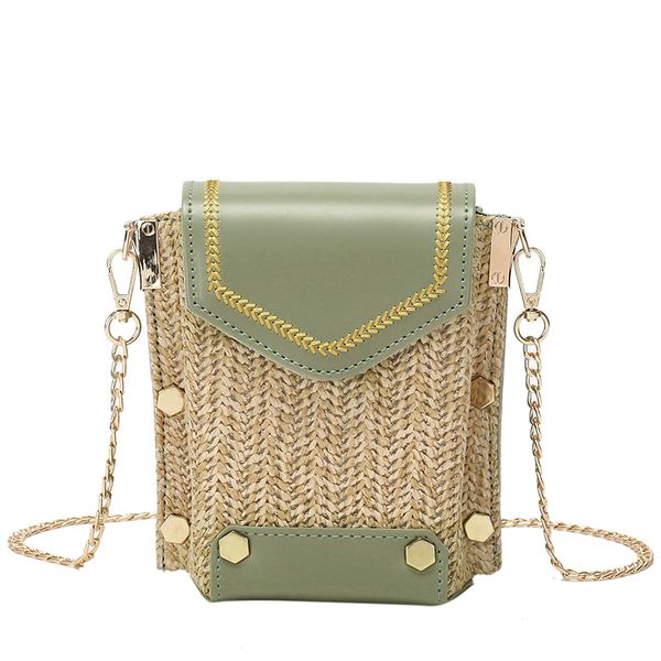 

shangxin braided bag women's bag new style 2019 pure bailao braided chain single shoulder slant tide