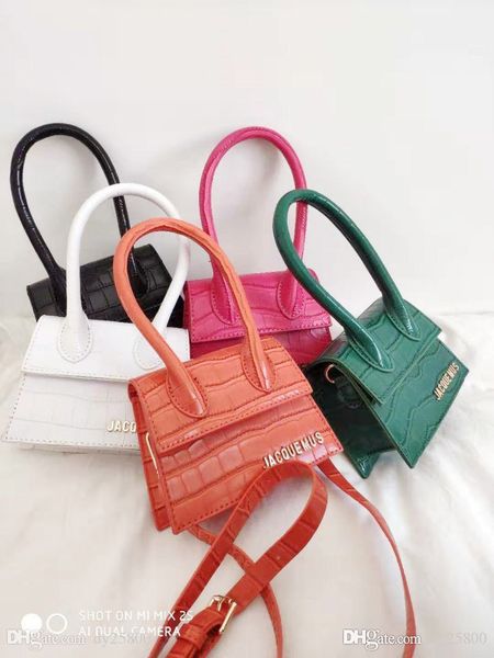 

2020 new ladies leather bag luxury crocodile pattern mini bag designer handbag wallet shoulder shoulder bag letter flip