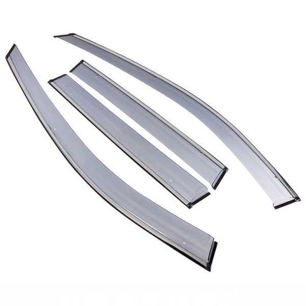 

4pcs/set car abs rain guard window sun shade visor wind strip deflector fit for toyota camry 2018 car styling accessories covers