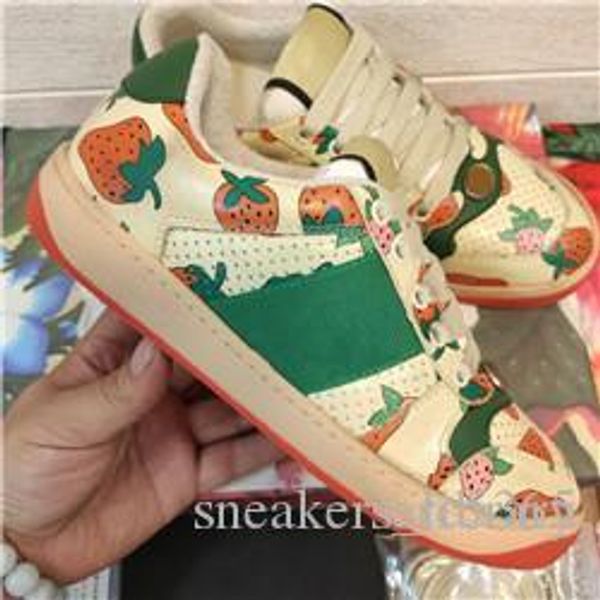 

mens designer skate shoes for men screener leather sneaker green rubber sole lace-up casual shoes sneaker designer size 35-45, Black