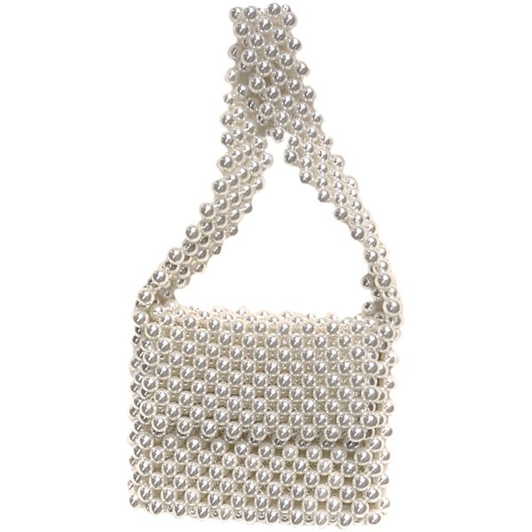

pearls bag beaded shoulder bag women vintage retro ladies plastic acrylic new ins summer spring