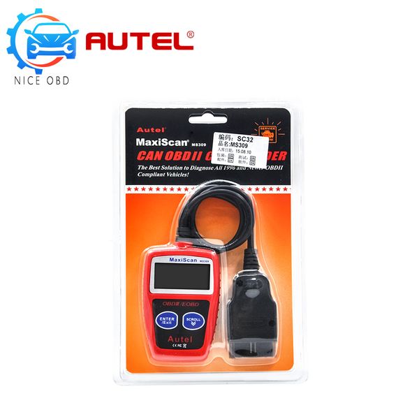 

autel maxiscan ms309 obd2 scanner eobd obd ii diagnostic tool can obdii code reader ms 309 with multi-language pk kw806 ad310