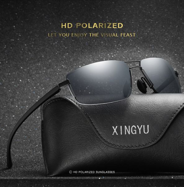 

fashion 2020 new sports sunglasses polarized sunglasses men classic rimless driving glasses hd designer sunglasses uv protection dust-proof7, White;black
