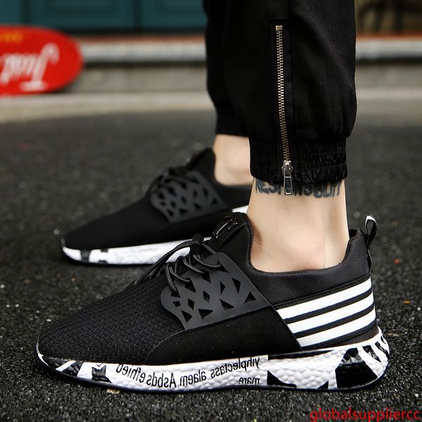 

yellow design casual shoes for men trainers telescopic rope soft bottom mesh sneakers shoes men zapatos de hombre