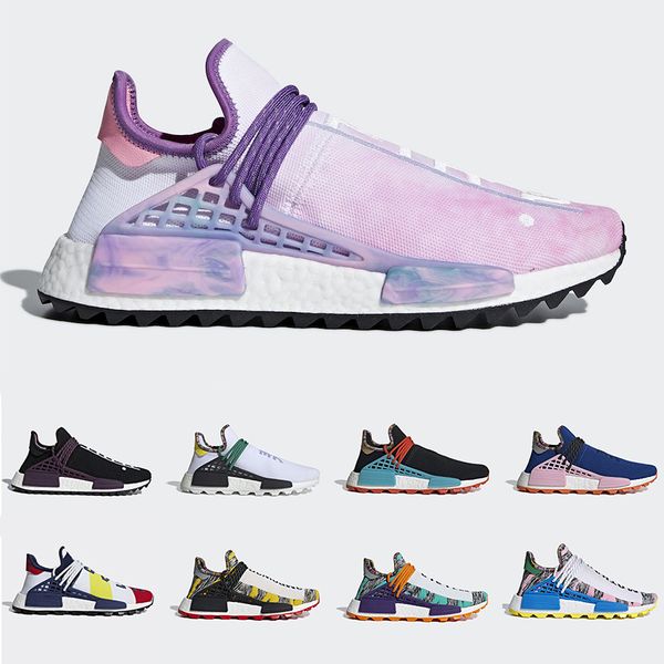 

new arrival inspiration solar pack human race trail running shoes men women pharrell williams hu heart mind equality sports runner sneakers