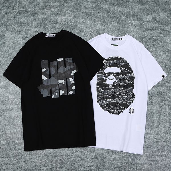 

Ho 3330 ape head undefeated leeve printed camo hort t hirt couple lover pure cotton hort leeve men women hip hop treet tyle tee