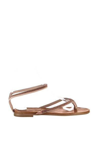 

pearl genuine leather beige women 's sandals 120130001007, Black