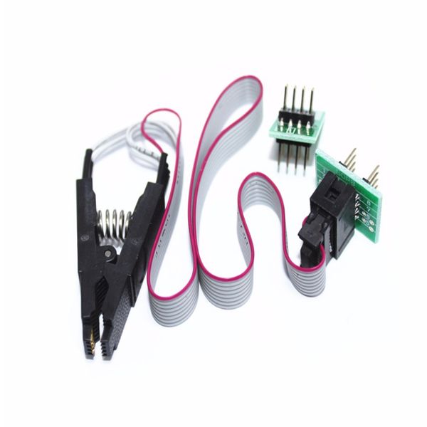 

soic8 sop8 test clip with 2 adapters for eeprom 93cxx / 25cxx / 24cxx in-circuit programming work perfect and ing