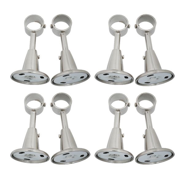 

8 pack curtain drapery rod holder wall bracket for home window hardware