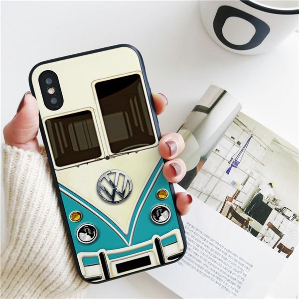 

fundas mini bus cover for iphone 11 pro xs max xr case for iphone 8 7 6s plus 5s se 5 case soft silicone cover.